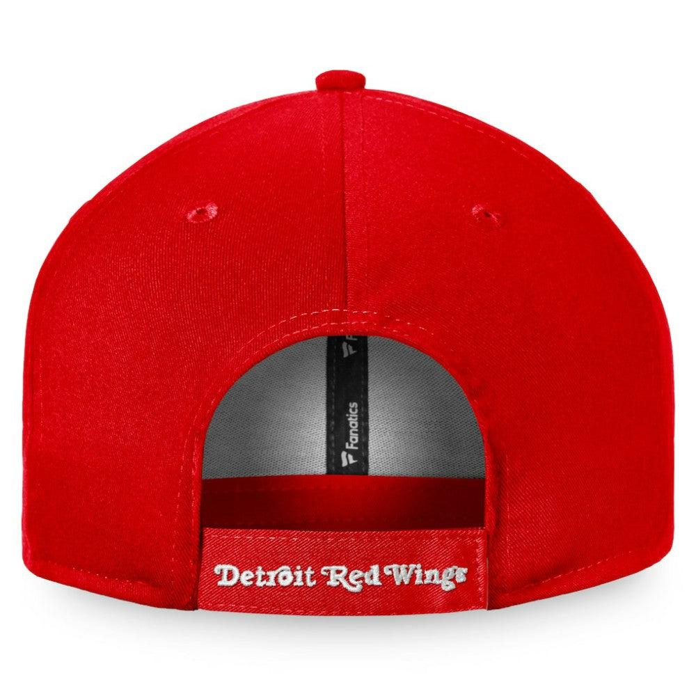 Detroit Red Wings Fanatics Core Adjustable Hat - Red Hats