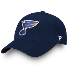 St. Louis Blues Fanatics Core Adjustable Hat - Navy Hats