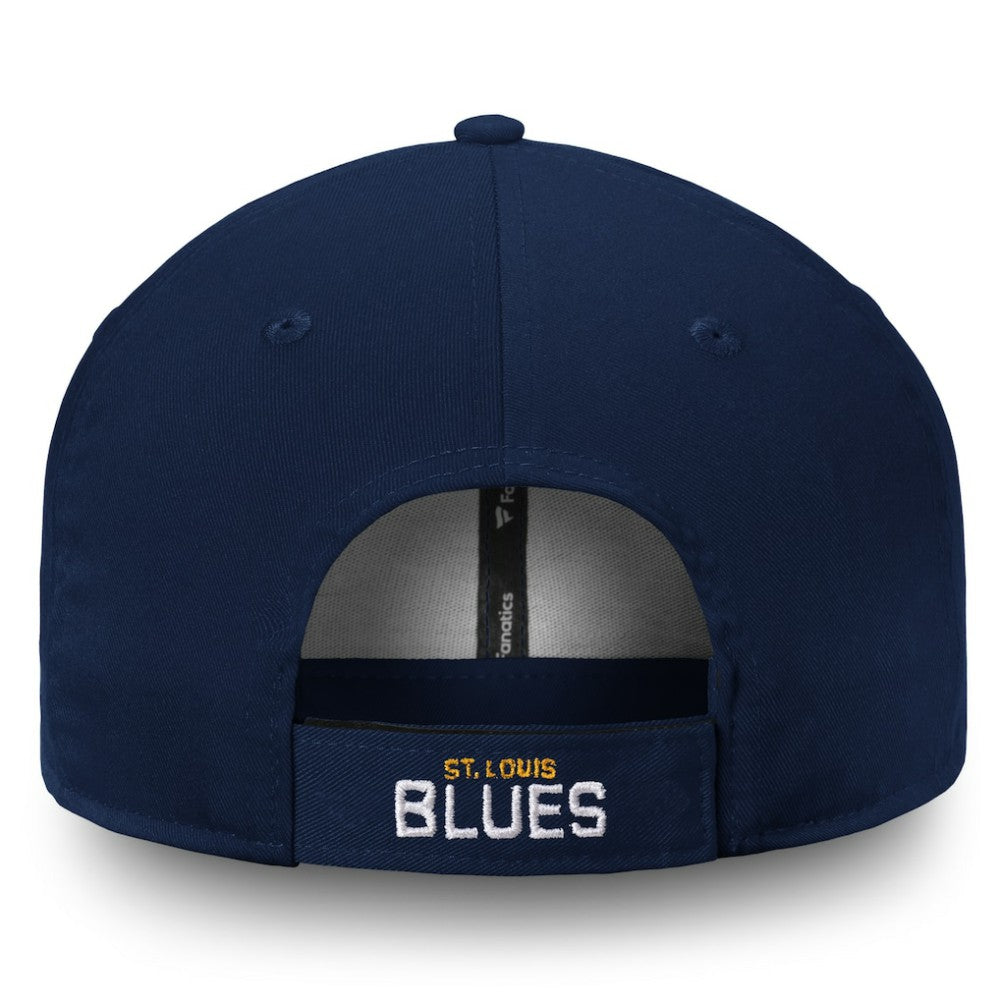 St. Louis Blues Fanatics Core Adjustable Hat - Navy Hats