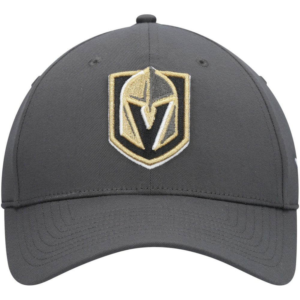 Vegas Golden Knights Fanatics Logo Core Adjustable Hat - Charcoal Hats