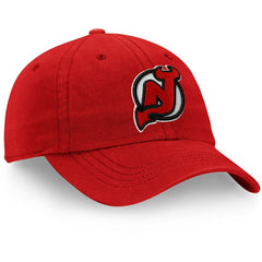 New Jersey Devils Fanatics Women's Core Primary Logo Adjustable Hat - Red Jerseys