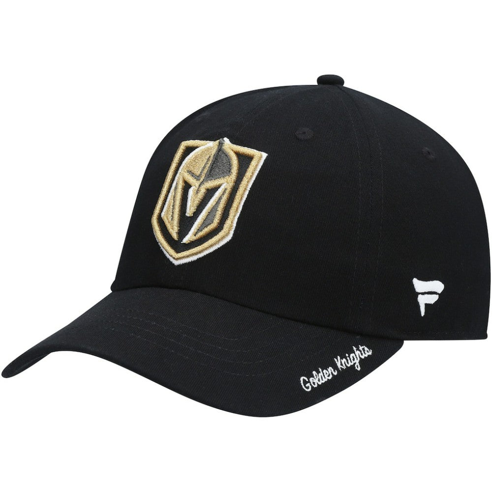 Vegas Golden Knights Fanatics Women's Core Primary Logo Adjustable Hat - Black Hats