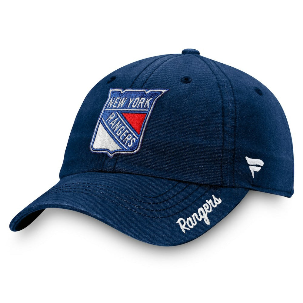 New York Rangers Fanatics Women's Primary Logo Adjustable Hat - Navy Hats