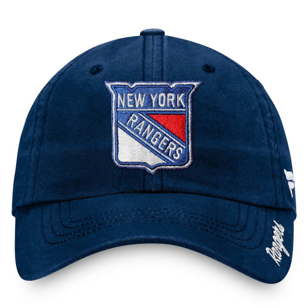 New York Rangers Fanatics Women's Primary Logo Adjustable Hat - Navy Hats