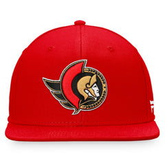 Ottawa Senators Fanatics Core Primary Logo Fitted Hat - Red Hats