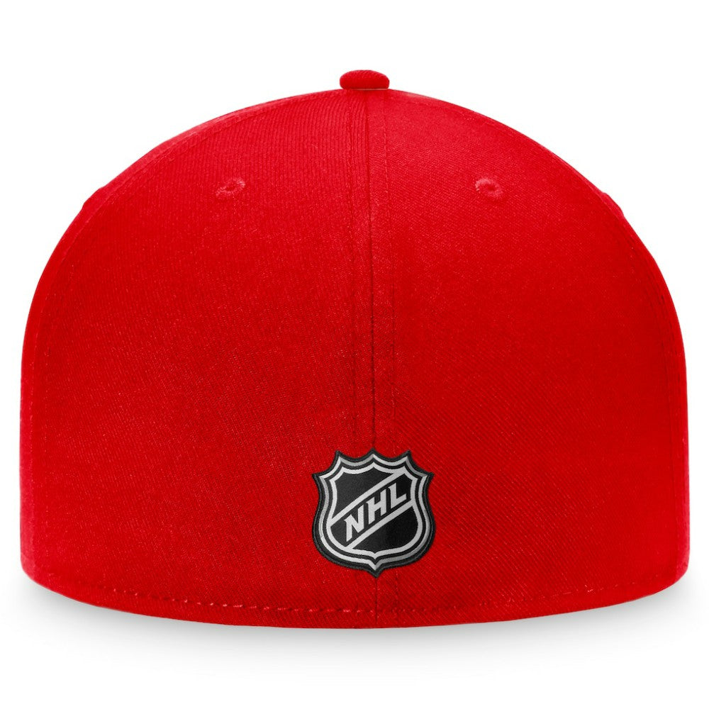Ottawa Senators Fanatics Core Primary Logo Fitted Hat - Red Hats