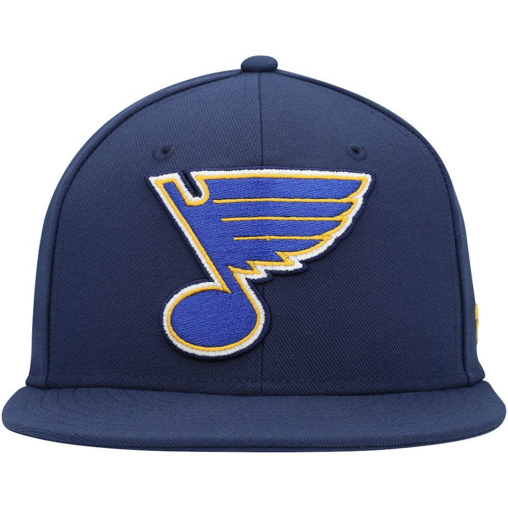 St. Louis Blues Fanatics Core Primary Logo Fitted Hat - Navy Hats