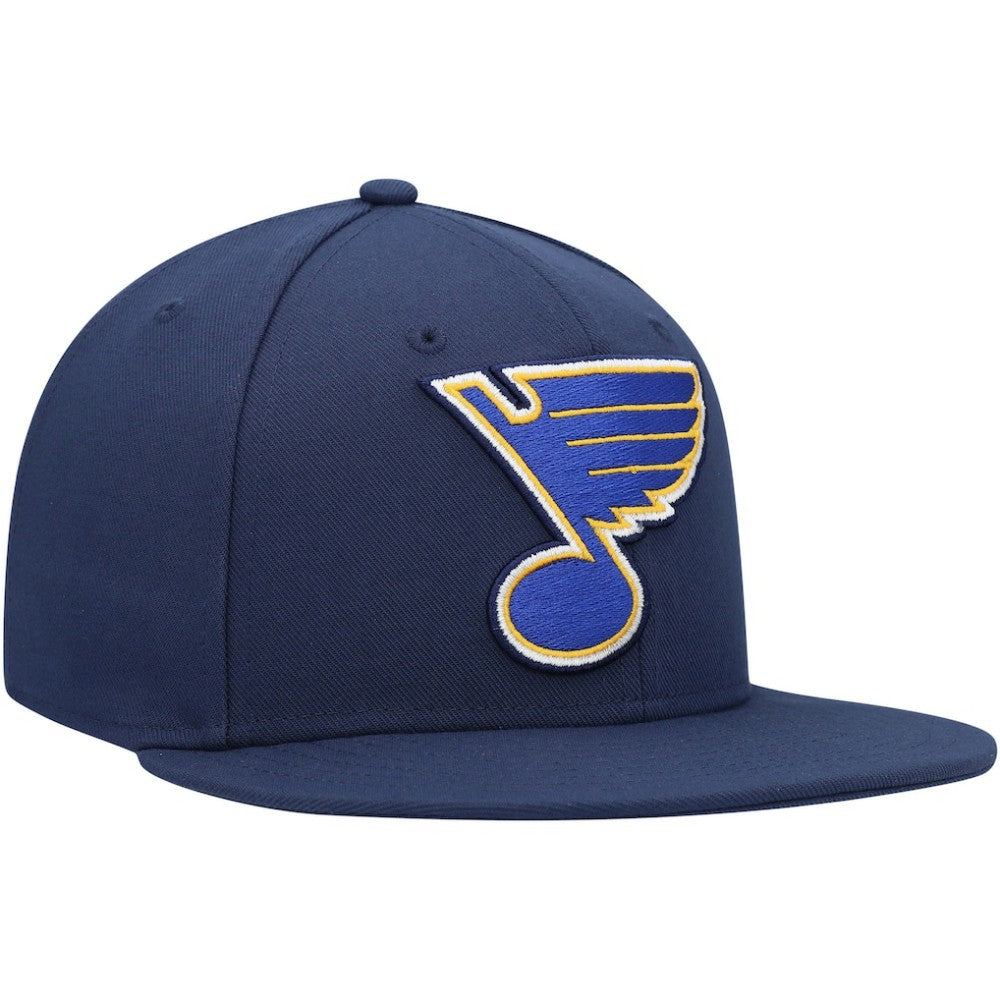 St. Louis Blues Fanatics Core Primary Logo Fitted Hat - Navy Hats