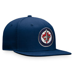 Winnipeg Jets Fanatics Core Primary Logo Fitted Hat - Navy Hats