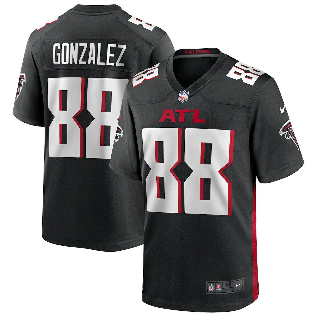 Tony Gonzalez Atlanta Falcons Game Retired Player Jersey - Black cheap