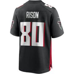 Andre Rison Atlanta Falcons Game Retired Player Jersey - Black outlet
