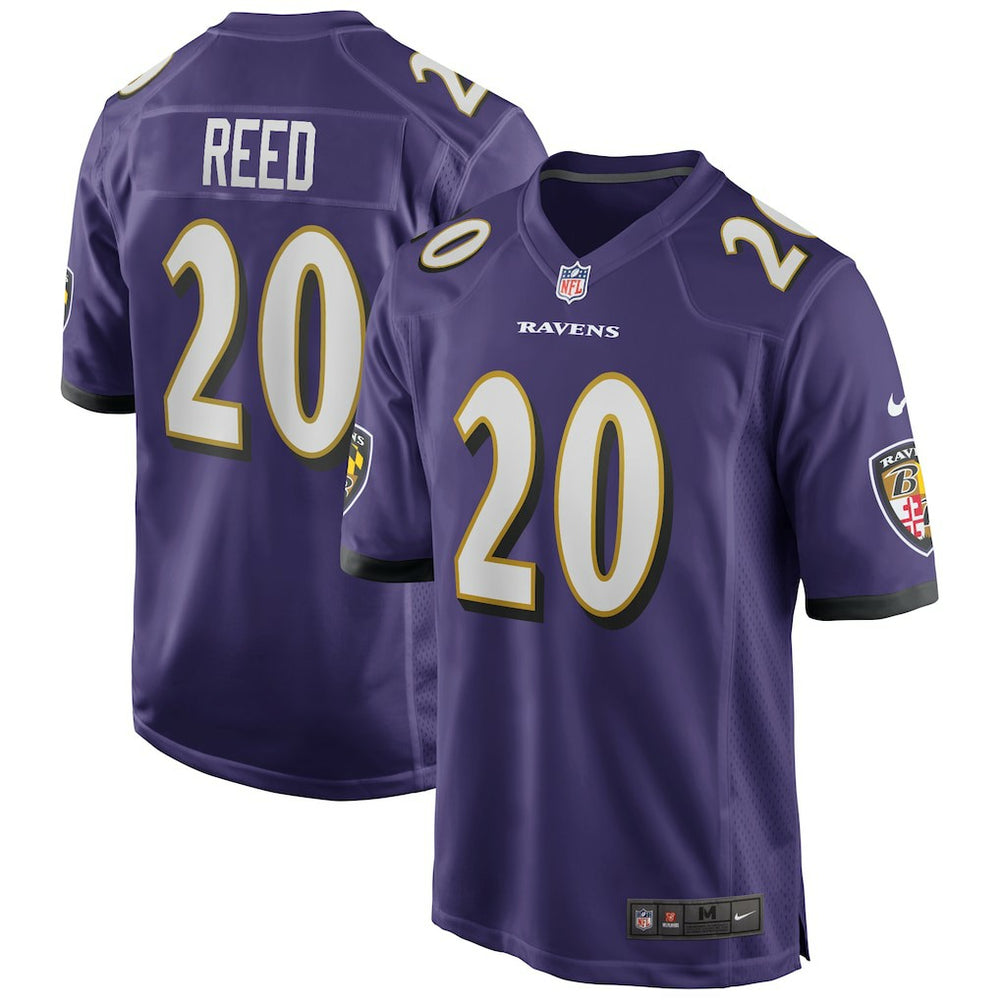 Ed Reed Baltimore Ravens Game Retired Player Jersey - Purple outlet