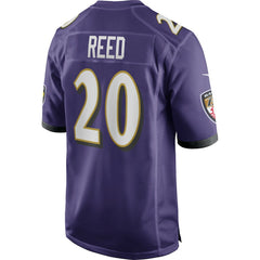 Ed Reed Baltimore Ravens Game Retired Player Jersey - Purple outlet