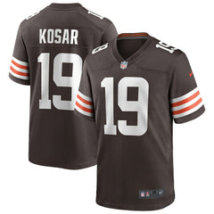 Bernie Kosar Cleveland Browns Game Retired Player Jersey - Brown outlet