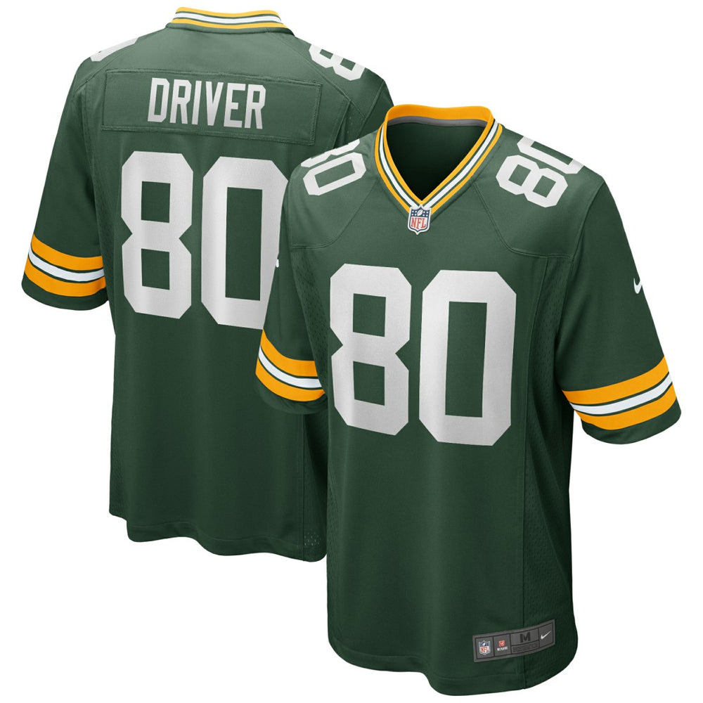 Donald Driver Green Bay Packers Game Retired Player Jersey - Green discount