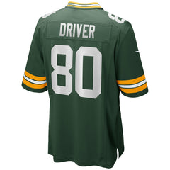 Donald Driver Green Bay Packers Game Retired Player Jersey - Green discount