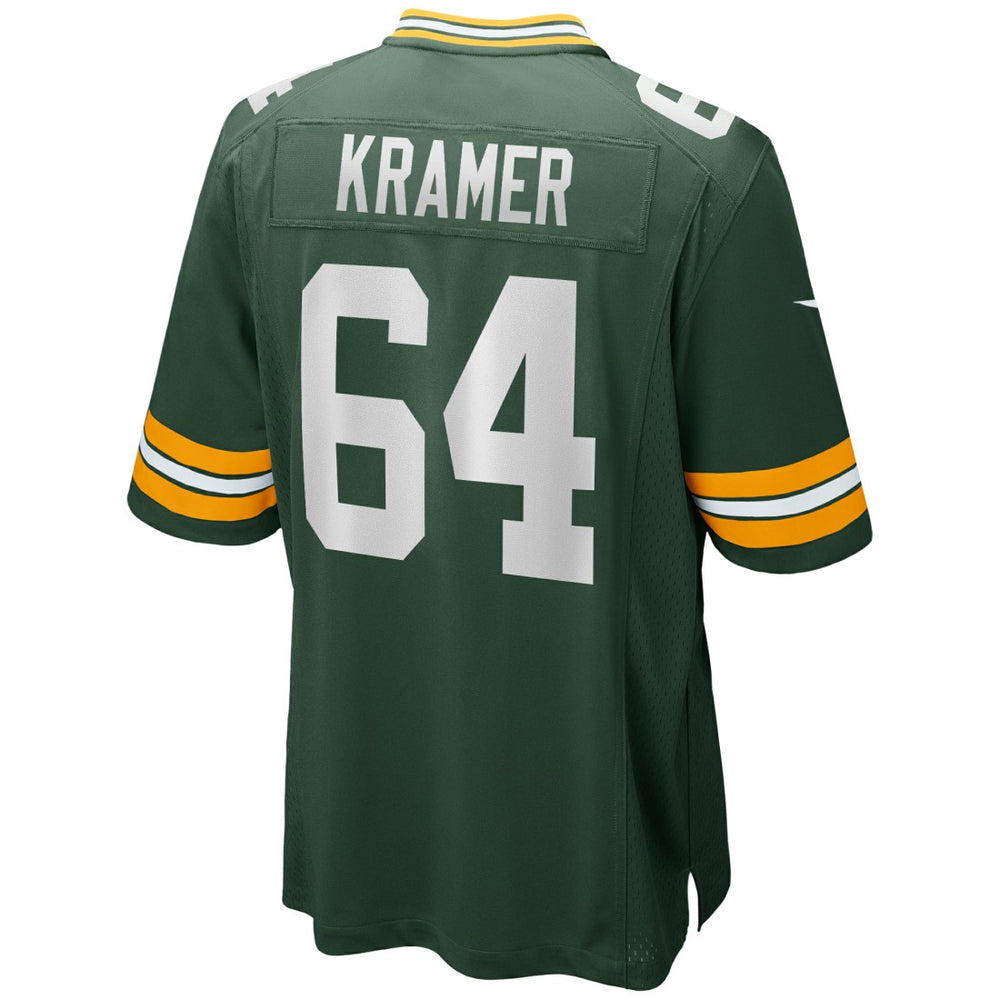 Jerry Kramer Green Bay Packers Game Retired Player Jersey - Green discount