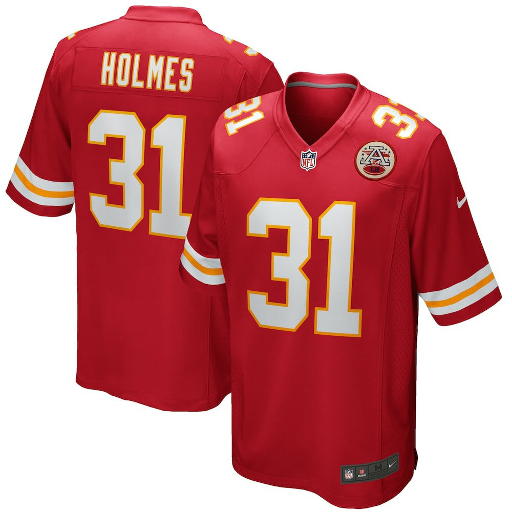 Priest Holmes Kansas City Chiefs Game Retired Player Jersey - Red online