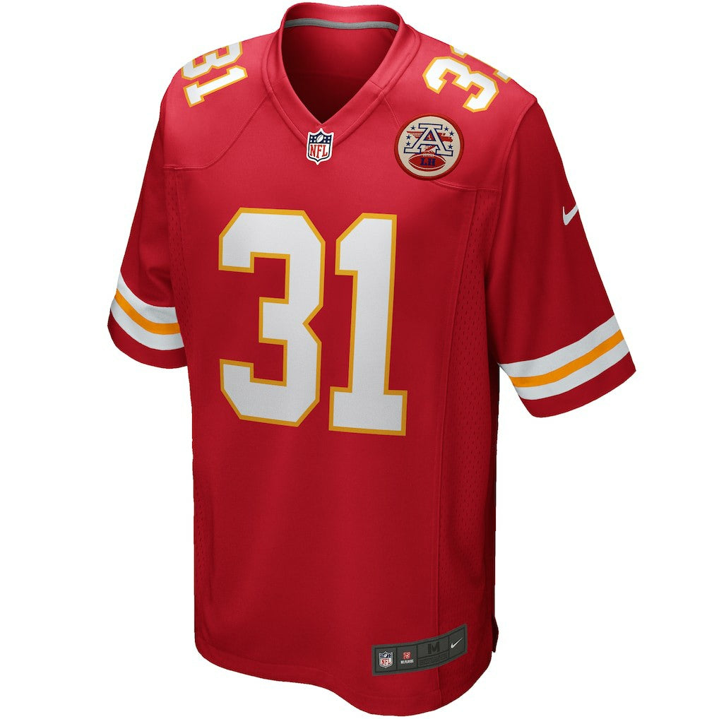Priest Holmes Kansas City Chiefs Game Retired Player Jersey - Red online