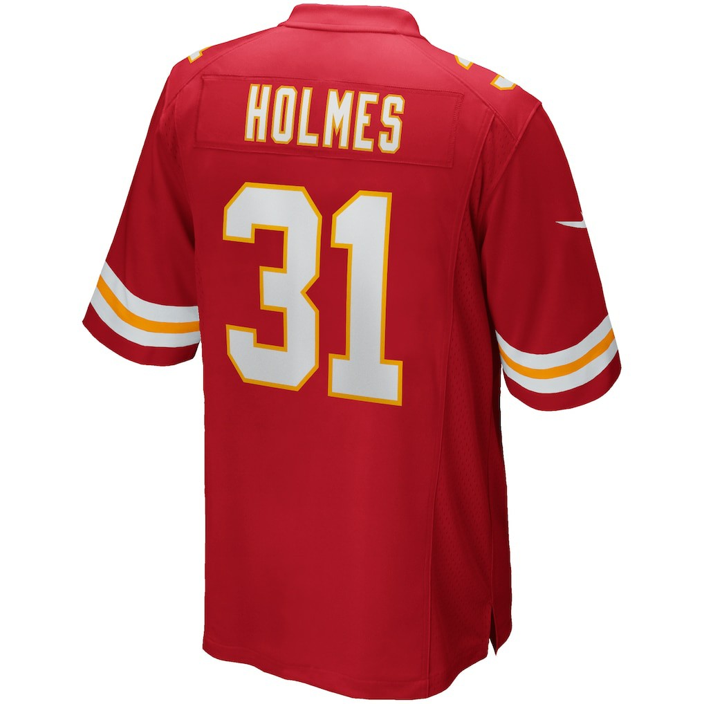 Priest Holmes Kansas City Chiefs Game Retired Player Jersey - Red online