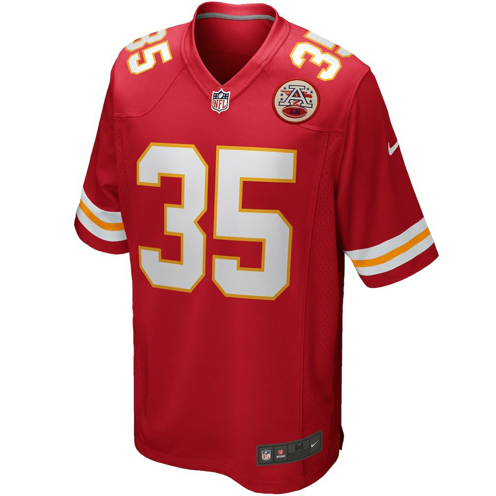 Christian Okoye Kansas City Chiefs Game Retired Player Jersey - Red discount