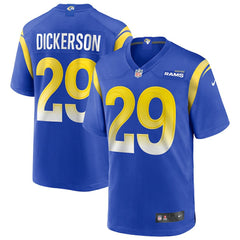 Eric Dickerson Los Angeles Rams Game Retired Player Jersey - Royal sale