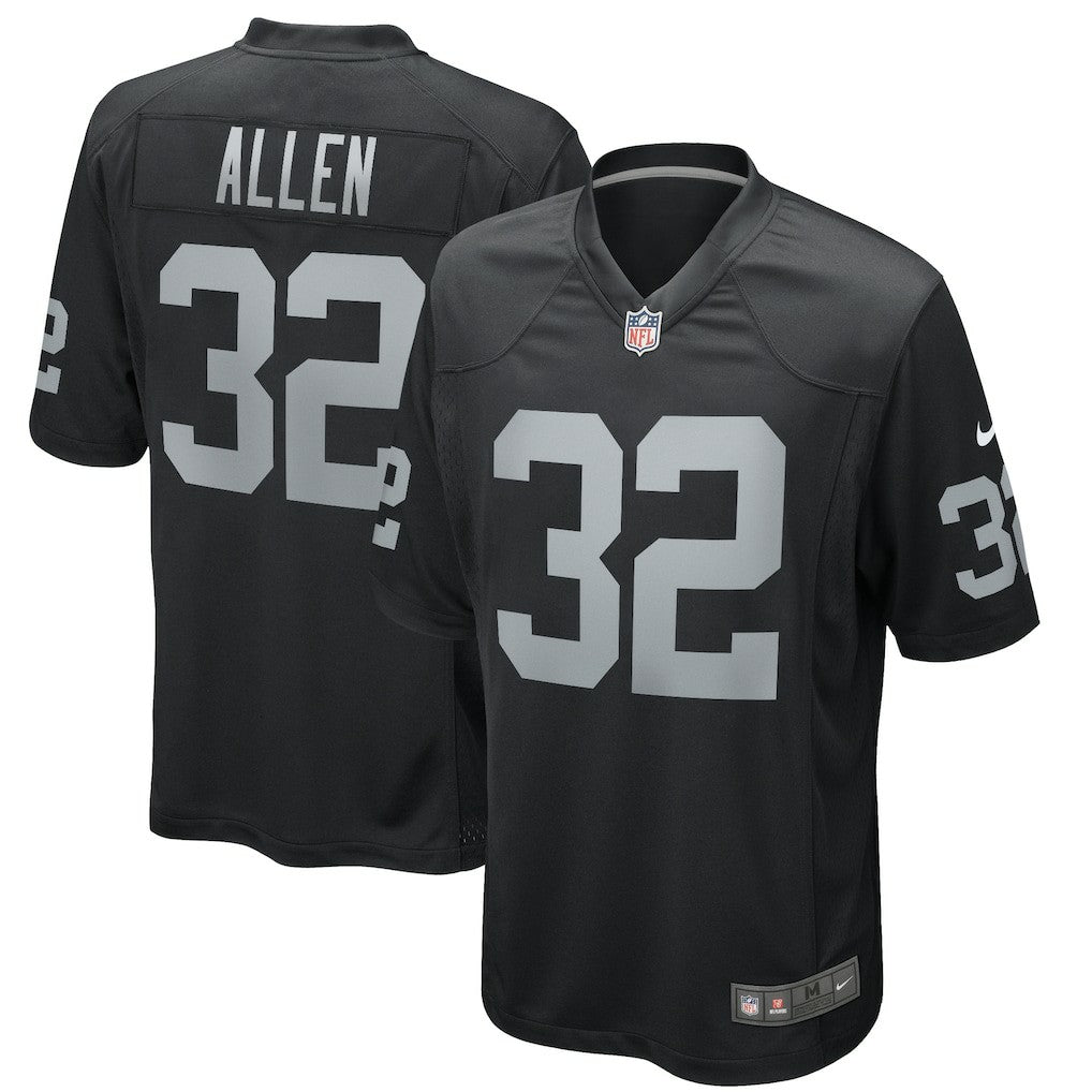 Marcus Allen Las Vegas Raiders Game Retired Player Jersey - Black for sale
