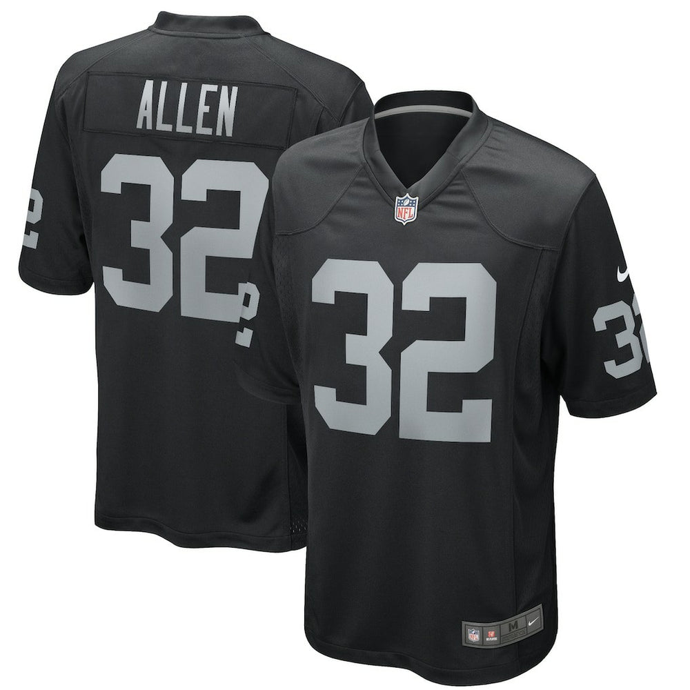Marcus Allen Las Vegas Raiders Game Retired Player Jersey - Black for sale