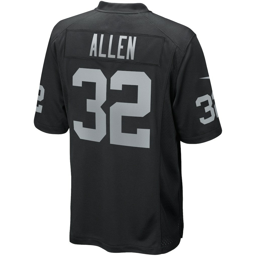Marcus Allen Las Vegas Raiders Game Retired Player Jersey - Black for sale