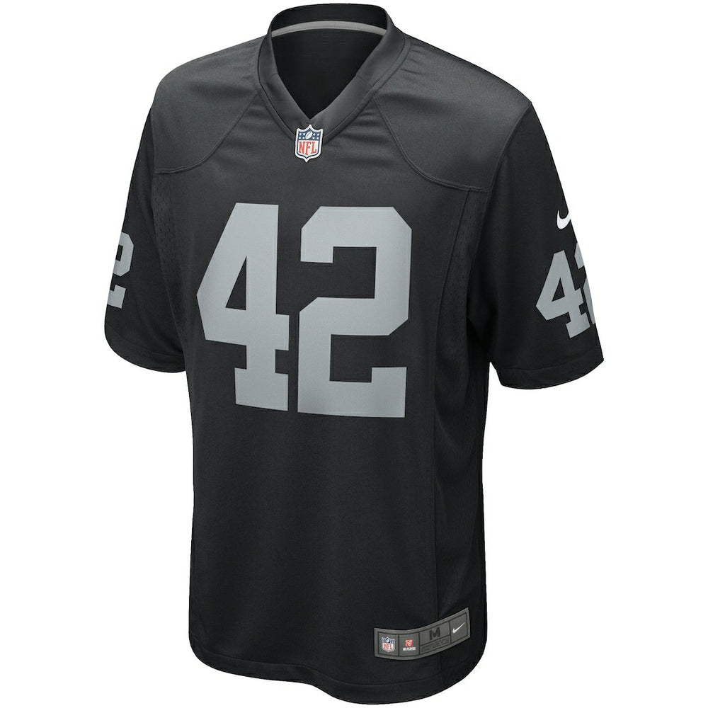 Ronnie Lott Las Vegas Raiders Game Retired Player Jersey - Black cheap