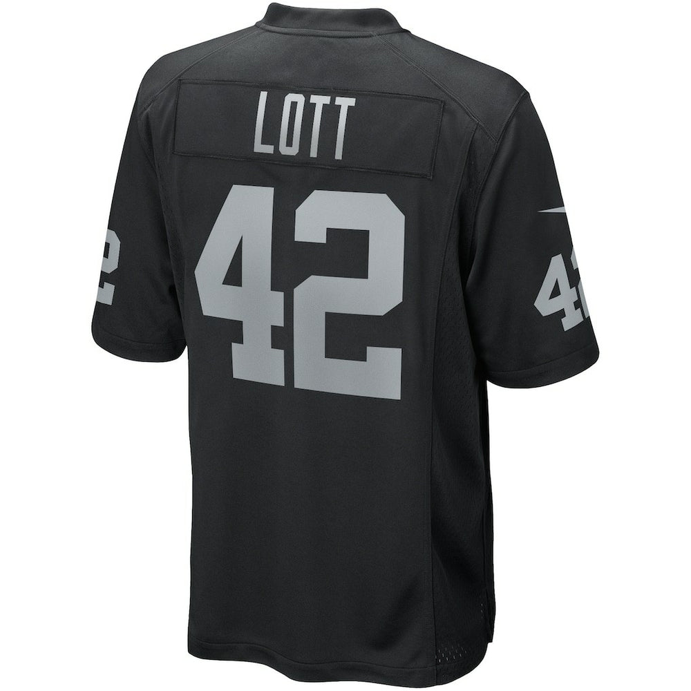 Ronnie Lott Las Vegas Raiders Game Retired Player Jersey - Black cheap