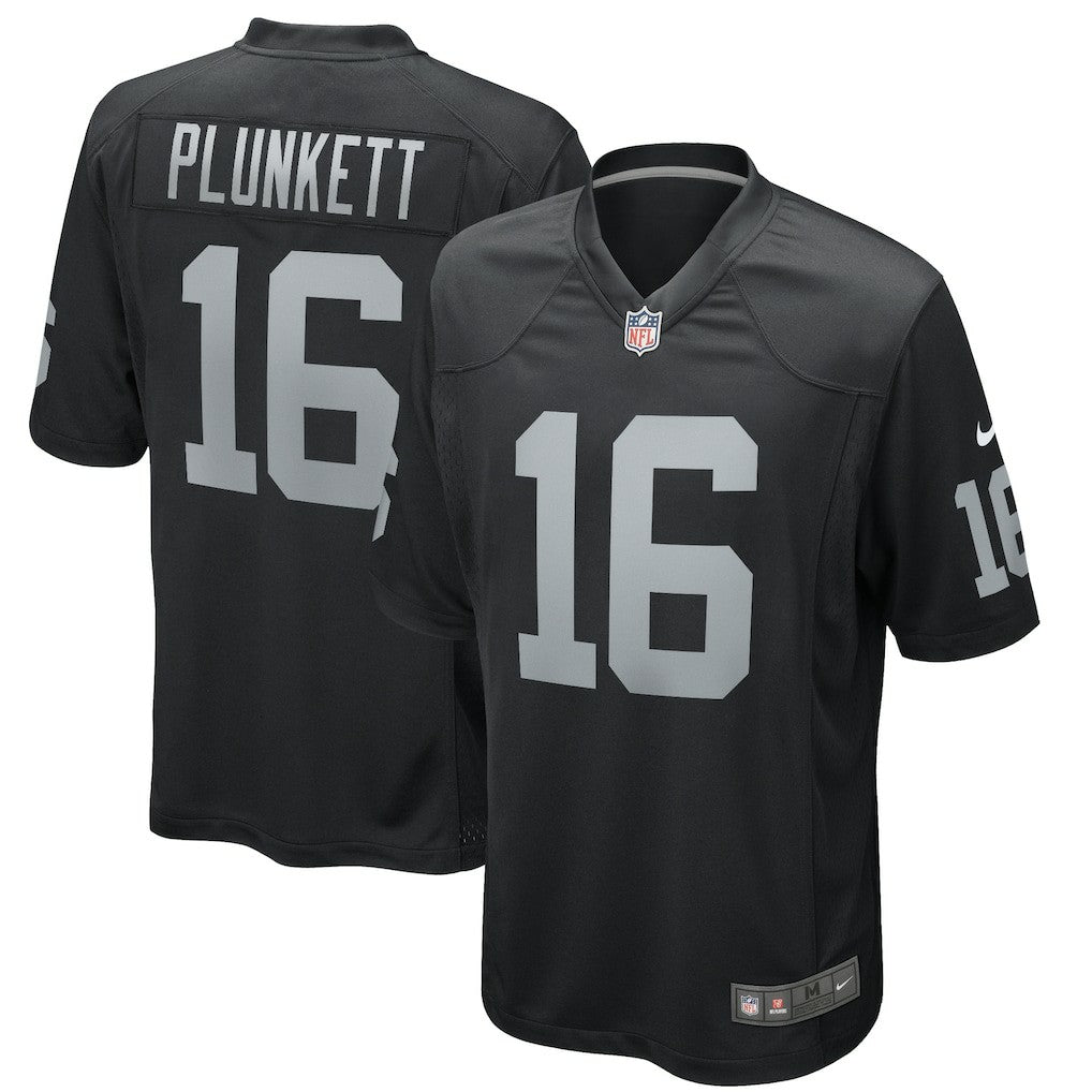 Jim Plunkett Las Vegas Raiders Game Retired Player Jersey - Black discount