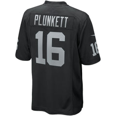 Jim Plunkett Las Vegas Raiders Game Retired Player Jersey - Black discount