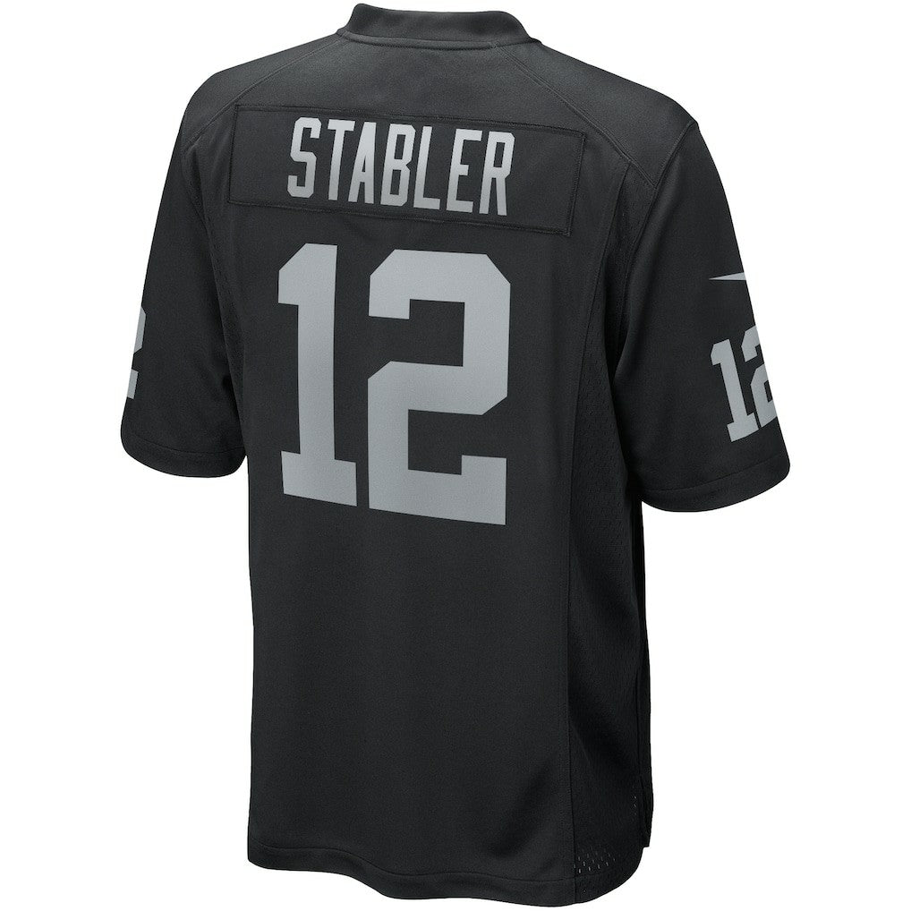 Ken Stabler Las Vegas Raiders Game Retired Player Jersey - Black sale