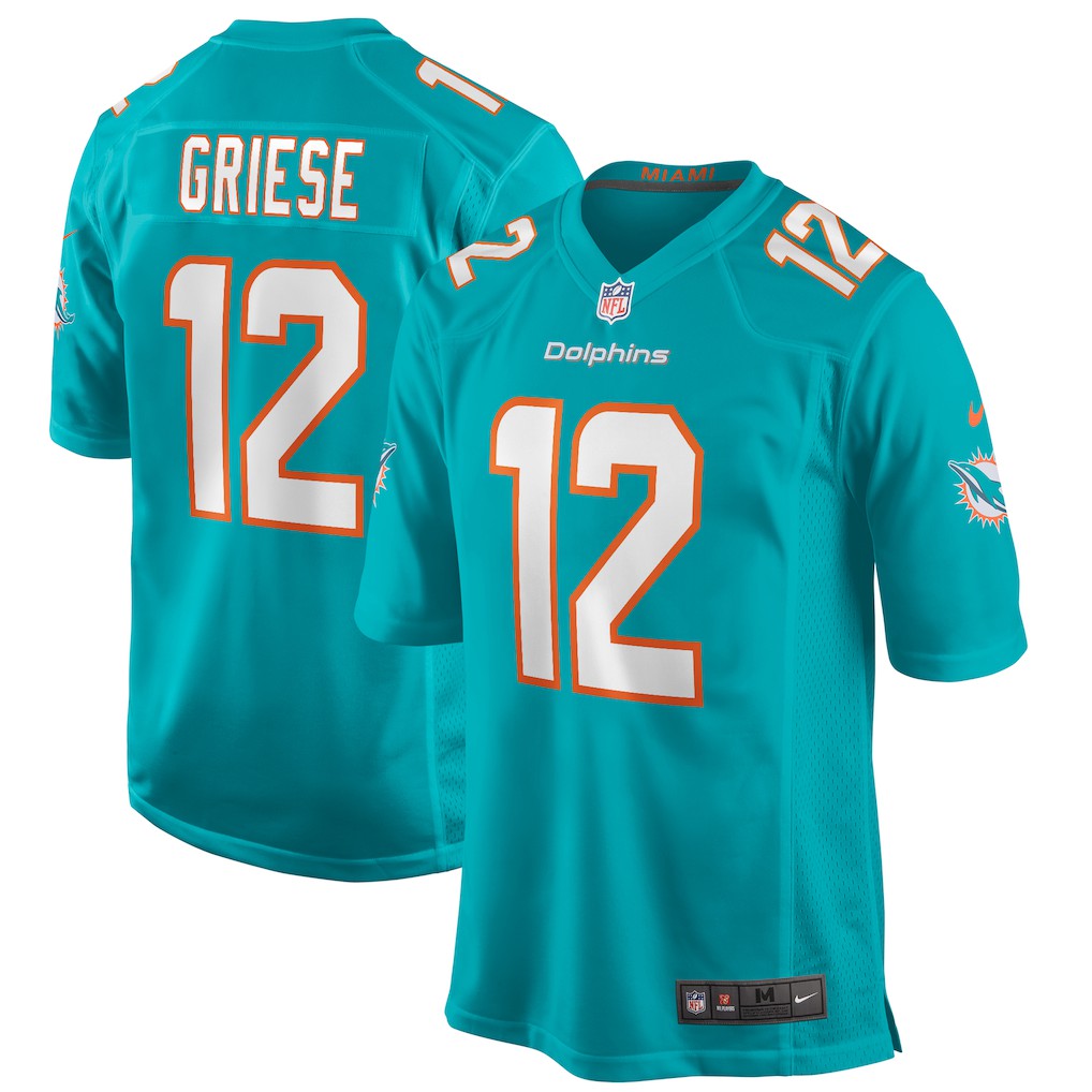 Bob Griese Miami Dolphins Game Retired Player Jersey - Aqua cheap