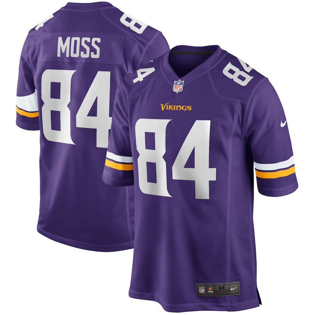 Randy Moss Minnesota Vikings Game Retired Player Jersey - Purple online