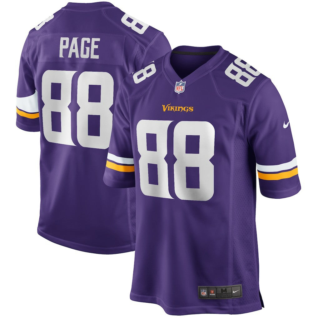 Alan Page Minnesota Vikings Game Retired Player Jersey - Purple discount