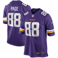 Alan Page Minnesota Vikings Game Retired Player Jersey - Purple discount