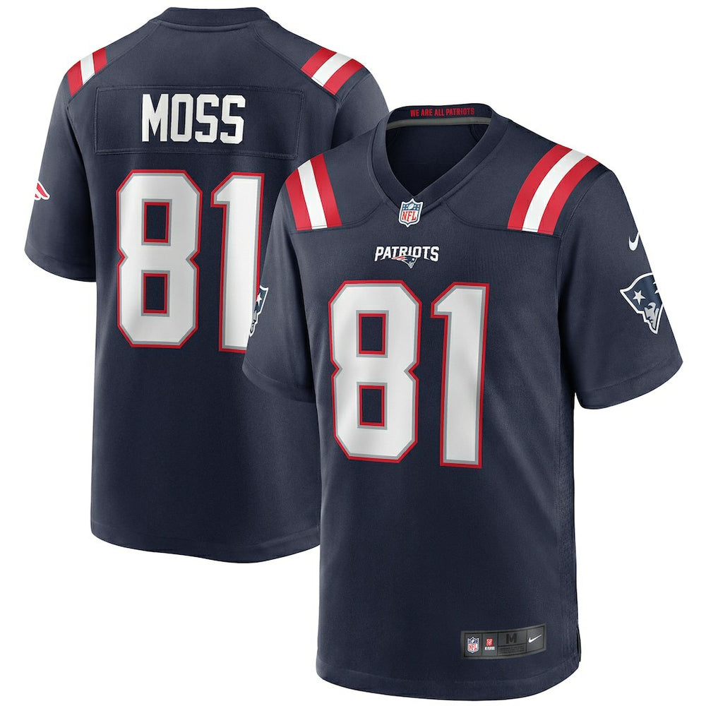 Randy Moss New England Patriots Game Retired Player Jersey - Navy outlet