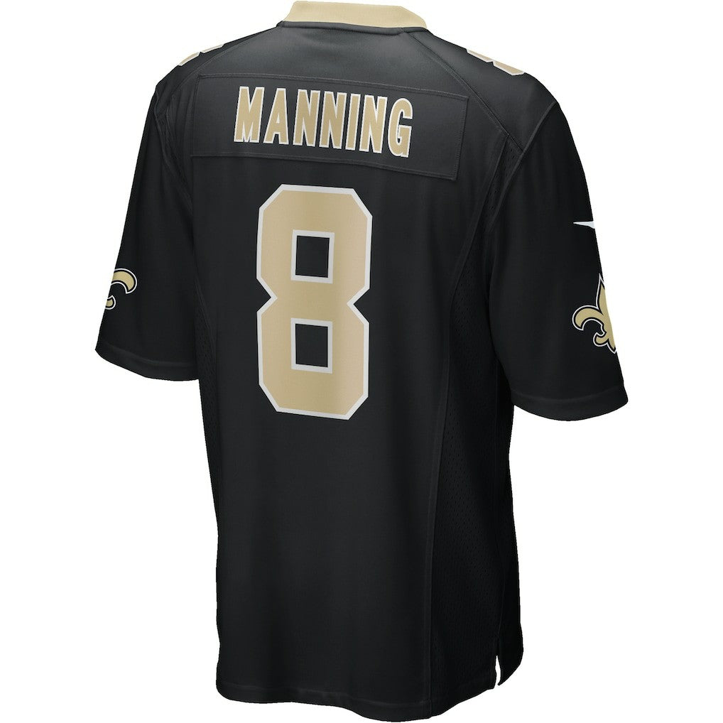 Archie Manning New Orleans Saints Game Retired Player Jersey - Black online