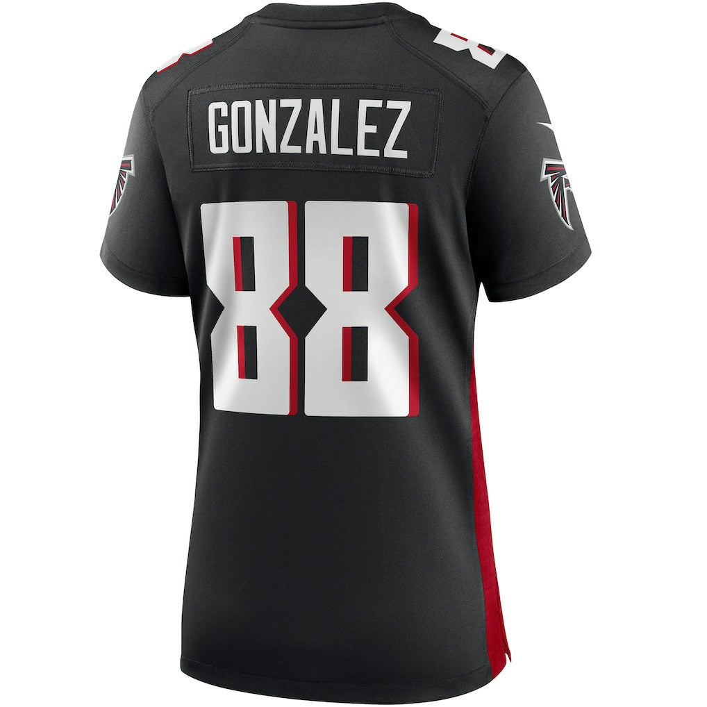 Tony Gonzalez Atlanta Falcons Women's Game Retired Player Jersey - Black cheap