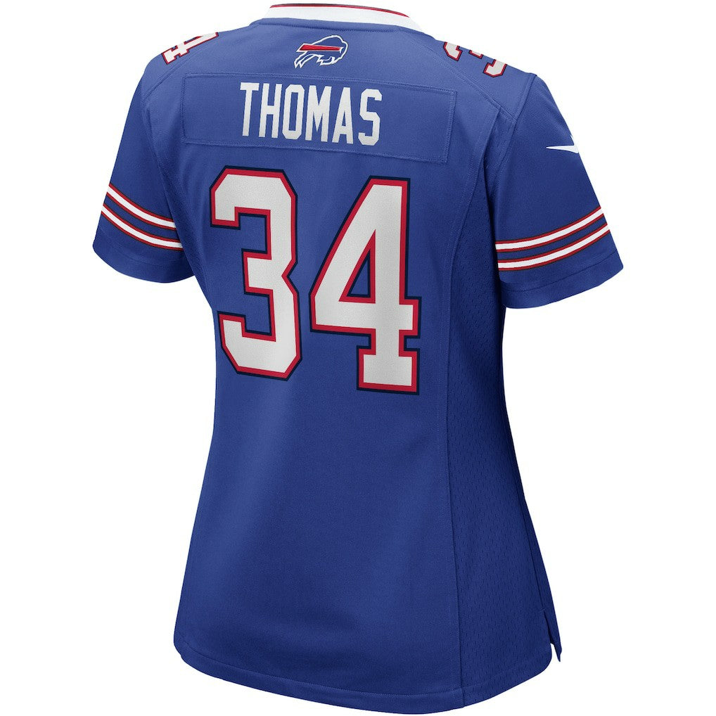 Thurman Thomas Buffalo Bills Women's Game Retired Player Jersey - Royal discount
