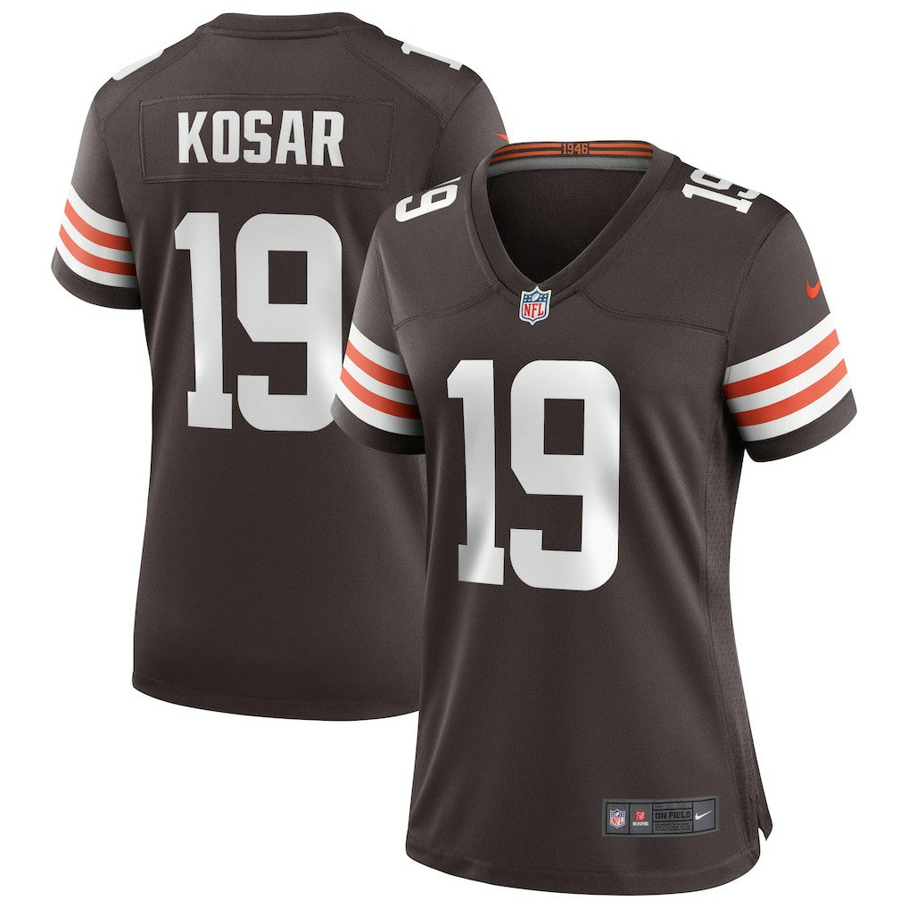 Bernie Kosar Cleveland Browns Women's Game Retired Player Jersey - Brown online