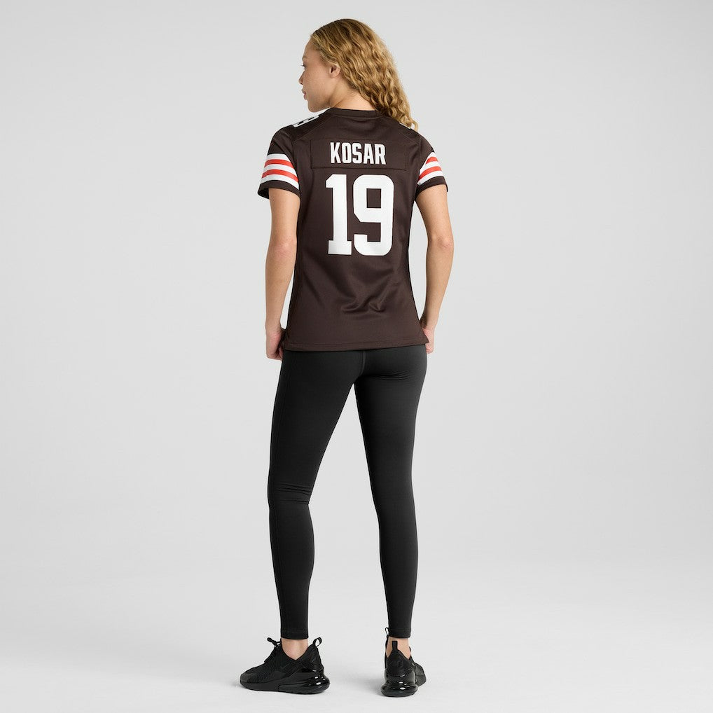 Bernie Kosar Cleveland Browns Women's Game Retired Player Jersey - Brown online
