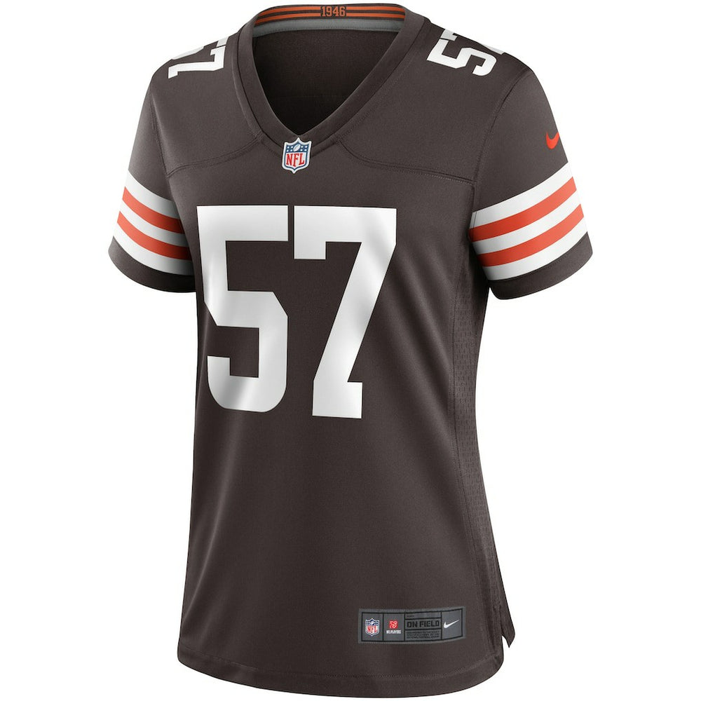 Clay Matthews Cleveland Browns Women's Game Retired Player Jersey - Brown sale