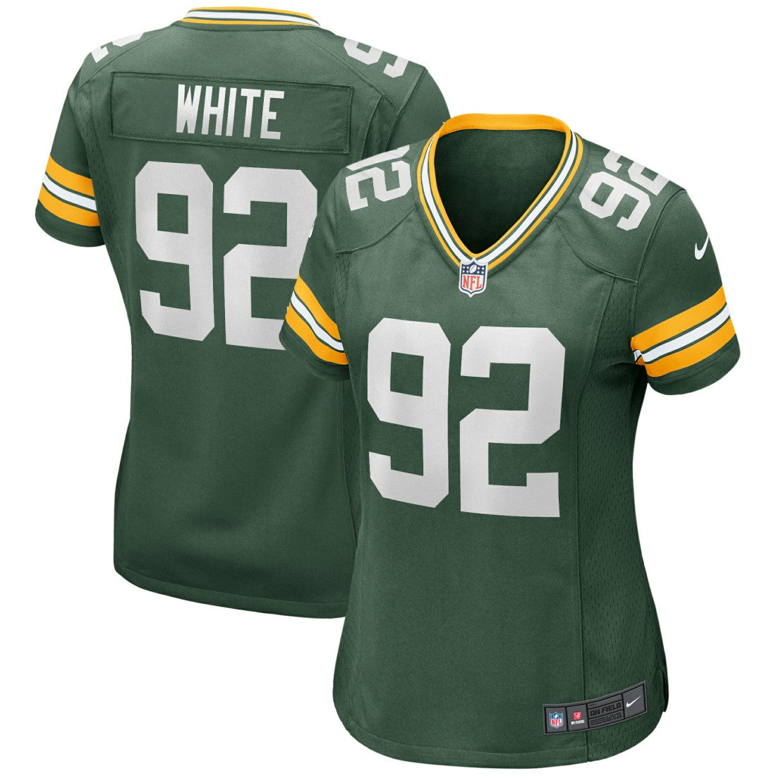 Reggie White Green Bay Packers Women's Game Retired Player Jersey - Green for sale