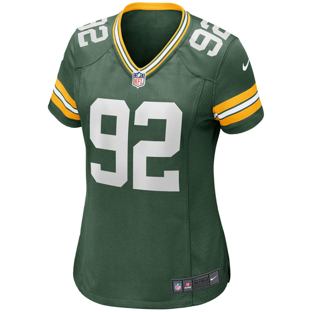 Reggie White Green Bay Packers Women's Game Retired Player Jersey - Green for sale