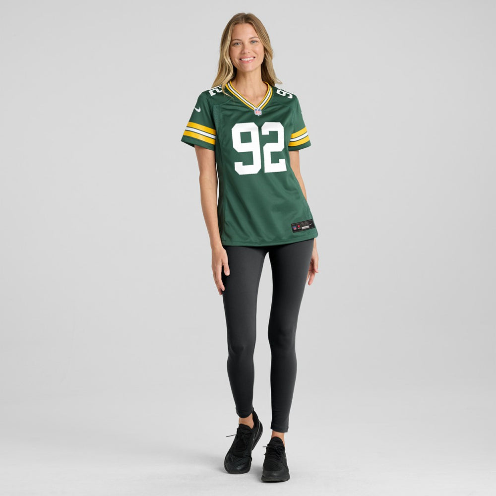 Reggie White Green Bay Packers Women's Game Retired Player Jersey - Green for sale