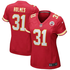 Priest Holmes Kansas City Chiefs Women's Game Retired Player Jersey - Red online
