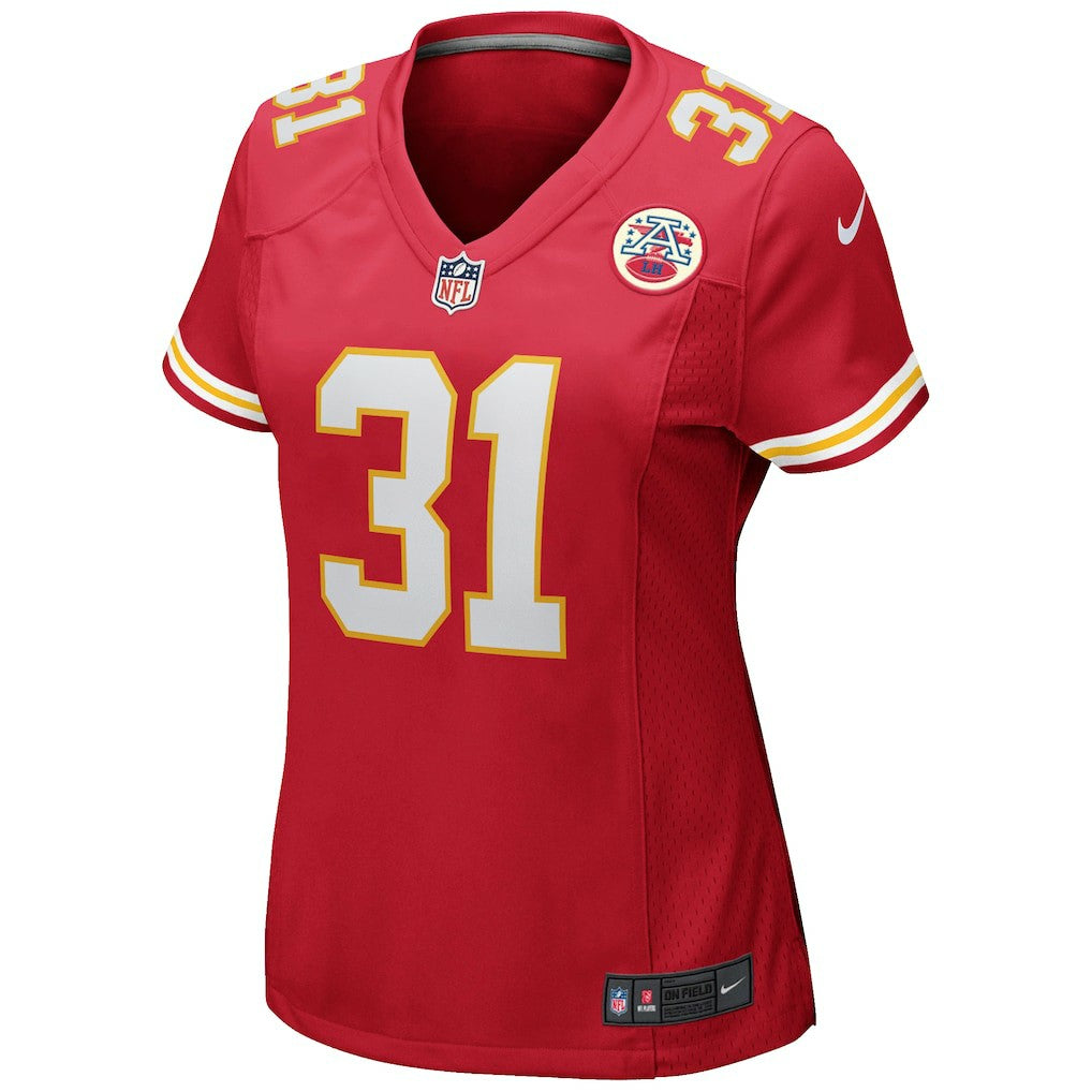 Priest Holmes Kansas City Chiefs Women's Game Retired Player Jersey - Red online